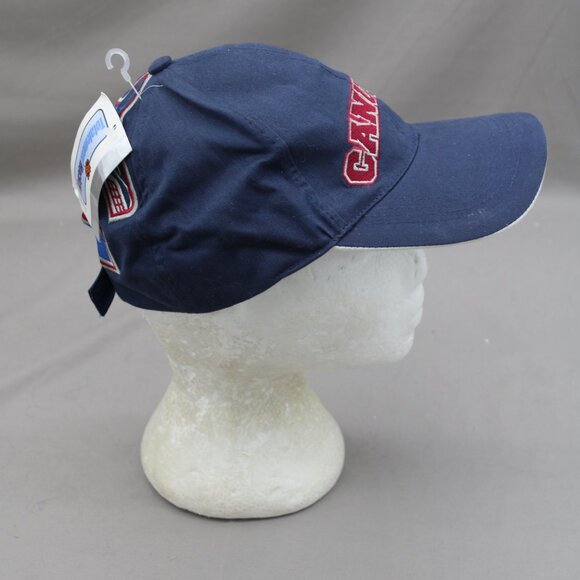 Vancouver Canucks Hat (VTG) - Block Script Back Big Logo - Adult Gripback - Picture 9 of 13